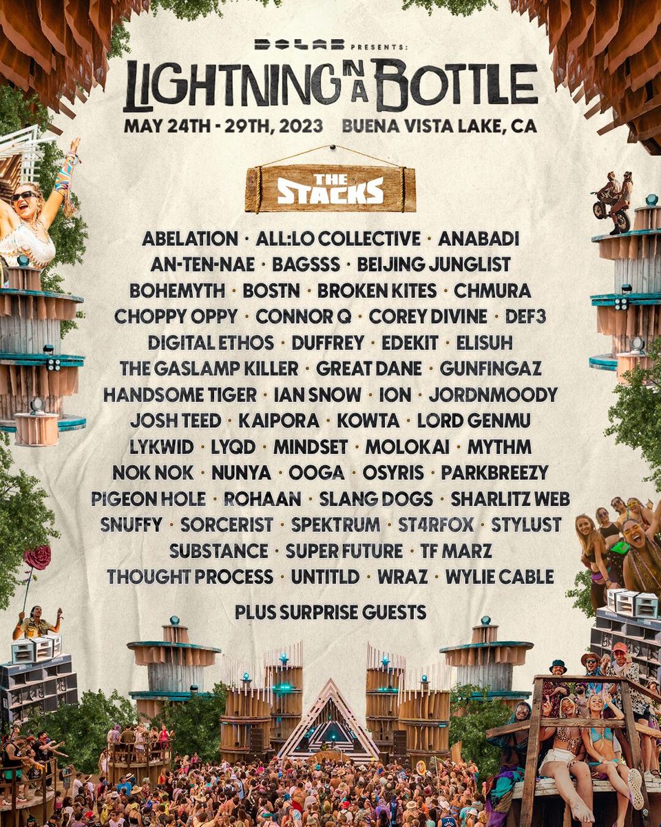 Lightning in a Bottle 2023 Lineup featuring Bohemyth
