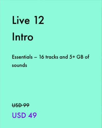 Ableton Live 12 Intro — 50% off
