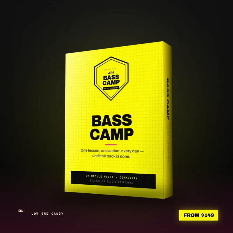 Bass Camp — the 30-day track-finishing bootcamp, boxed