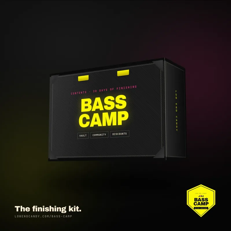 Bass Camp — the finishing kit: vault, community, discounts