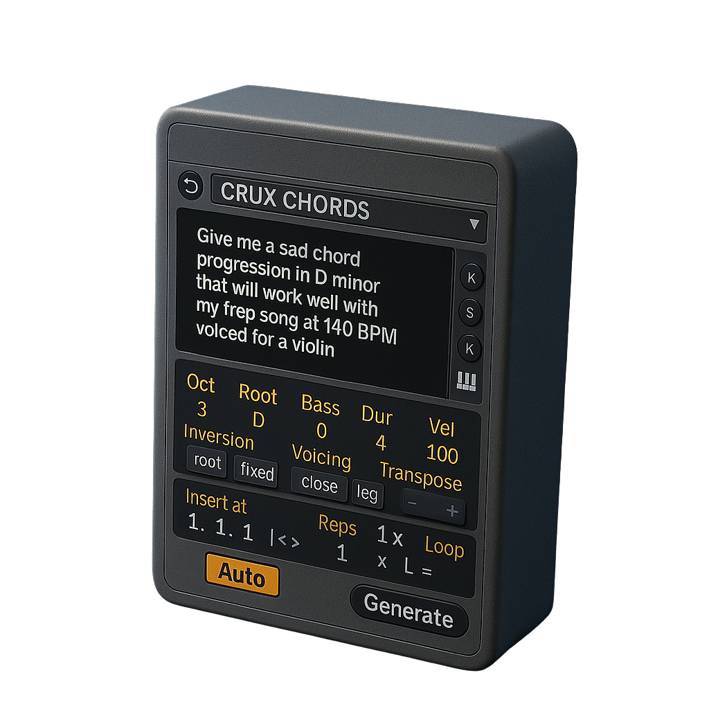 CRUX Chords Max for Live device