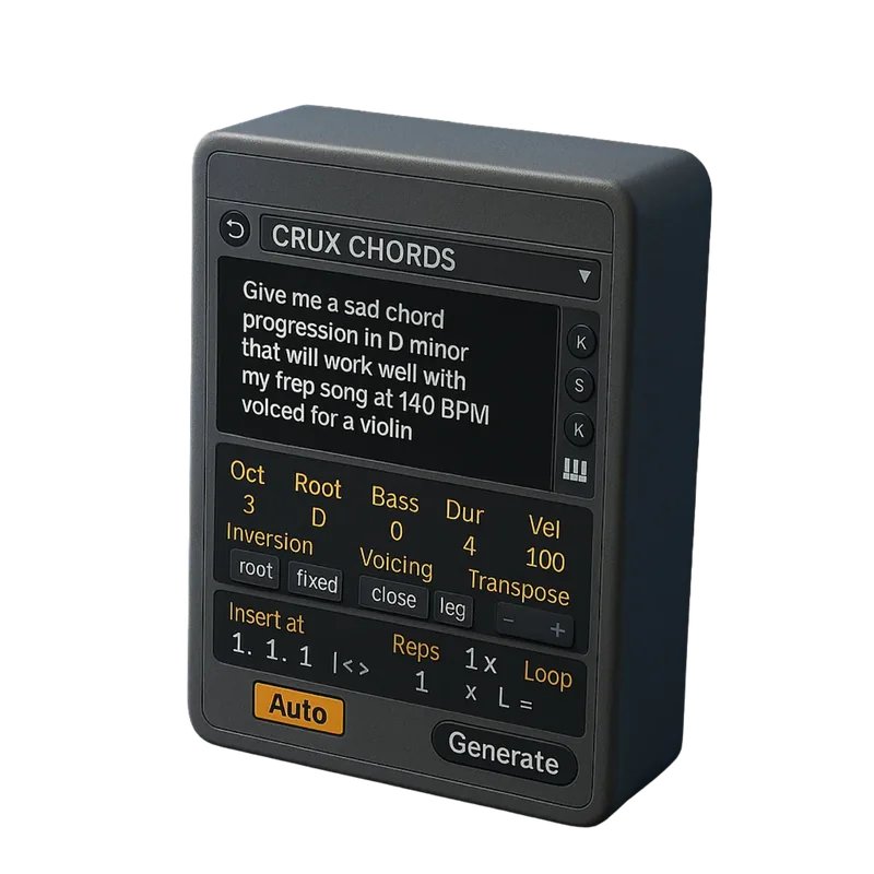 CRUX Chords Max for Live device